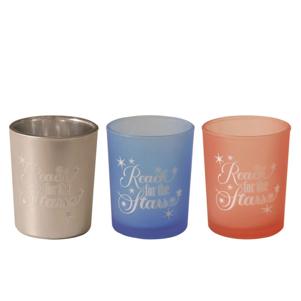 Aroma Reach for the Stars 3 Tealight & Votive Holder Set £6.29